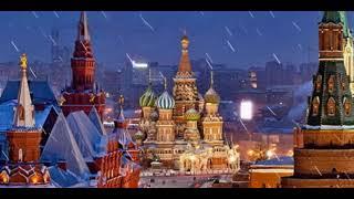 Moscow in snow effect.