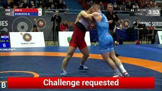 1/4 GR - 77 kg: H. KIM (KOR) v. B. STARCEVIC (CRO)