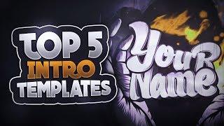  TOP 5 - FREE Intro Templates #01 | Vinostry