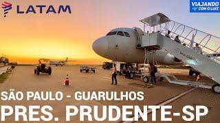 VOANDO PARA PRESIDENTE PRUDENTE-SP COM A LATAM - E COMBINADO COM ONIBUS EM SÃO PAULO