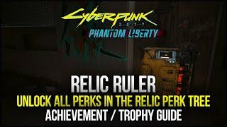 Cyberpunk 2077 Phantom Liberty DLC - Relic Ruler Achievement / Trophy Guide (Data Terminals)