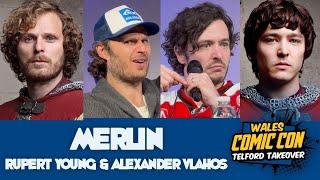 Merlin Panel - Rupert Young (Sir Leon) & Alexander Vlahos (Mordred) - Wales Comic Con November 2023