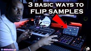 Da Drank Kang - 3 Basic Techniques for FLIPPING SAMPLES - MPC X beat making