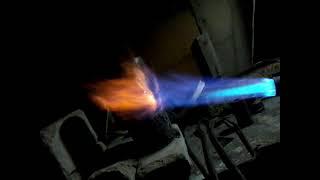 gas burner experiments with flame divider 20211013 015234