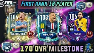 Our Biggest Team Upgrade To 170 OVR In FIFA Mobile 20 | First Rank 18 | Playing Full Liverpool Team