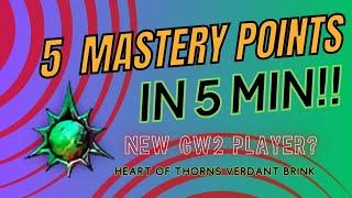 5 HOT Mastery Points in 5 Minutes! #Mastery Points #gw2