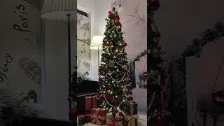 2023 Christmas Decoration - SINTEAN 6ft Slim Christmas Tree Decoration #christmas #christmastree