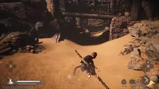 Black Myth Wukong How to get Treasure Near Cellar(Tiger Relic)Sand slides and Jump and Heavy Attack