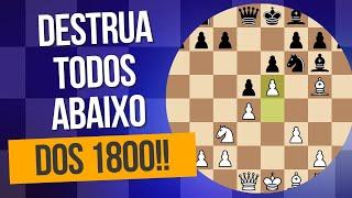 A Melhor Abertura para Iniciantes!! Conheça a Imbatível Chigorin!!