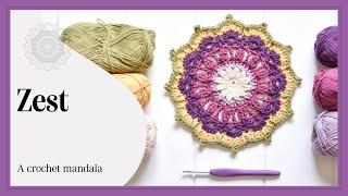 Crochet: Zest Mandala Tutorial | The Loopy Stitch