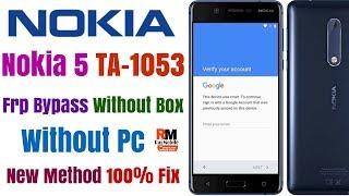 Nokia 5 TA-1053 Frp Google Bypass New Trick