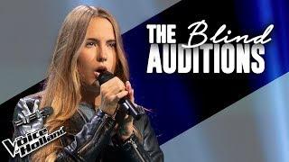 Jet van der Steen sing "Turning Tables" in The Blind Auditions of The Voice of Holland Season 9