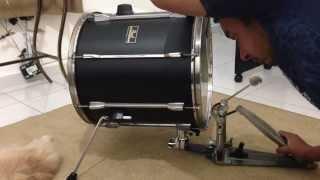 JG16 Pearl  convertendo Surdo de 16"em Bumbo. Floor tom / bass drum