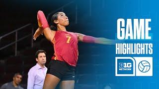 Southern California at Washington | Highlights | Big Ten Volleyball | 11/27/2024