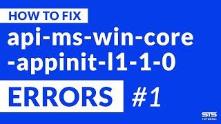 api-ms-win-core-appinit-l1-1-0.dll Missing Error | Windows | 2020 | Fix #1