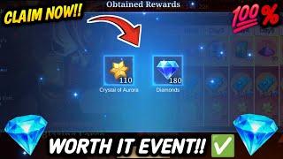 CLAIM YOUR DIAMONDS NOW! OPENING ALL CARDS IN SUPER VALUE PASS EVENT (100% WORTH) - MLBB