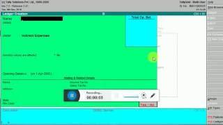 how to create a leadger in tally 7 2