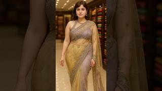 Graceful Beauty In Saree #ai #saree #shorts #desilook #women