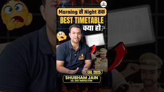  Toppers का Time Table – सुबह से रात तक क्या करें? | Shubham Sir | #ssccgl2025 #shorts #topper