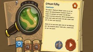 Kingdom Rush Frontiers - Crimson Valley (Level 7) Campaign Hard/Veteran Difficulty Walkthrough