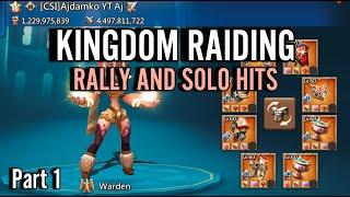 Lords Mobile - Raiding K1146 with HxT and hitting Guild Expedition Rally Trap  !! | HIGHLIGHTS