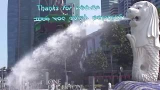 Merlion of The Lion City (Official Tourism Icon Of Singapore) @ Merlion Park Singapore