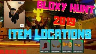 ROBLOX - ALL BLOXY ITEM LOCATIONS FOR BLOXY SCAVENGER HUNT | The 6th Annual Bloxys