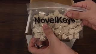 Cream Switches Unboxing and Typing ASMR