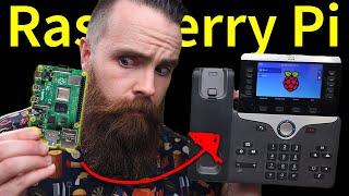 the Raspberry Pi PHONE SYSTEM! (3CX PBX at home)