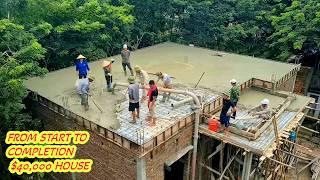 Full Video Step by Step Building a 150m2 House for $40,000