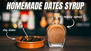 Homemade Dates Syrup Recipe for Cocktails #shorts