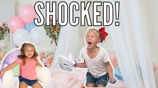 GIRLS ARE SHOCKED TO SEE THEIR BEDROOM COMPLETED!