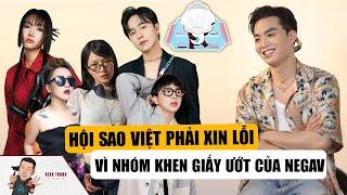 Hội Sao Việt Phải Xin Lỗi Vì Liên Quan Đến Nhóm KHĂN GIẤY ƯỚT Của Negav: Trung Quân Orange Thất Vọng