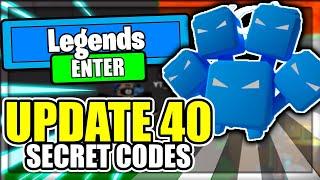 ALL NEW SECRET *UPDATE 40* CODES! Tapping Legends Roblox