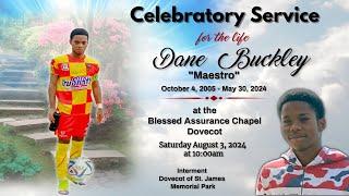 Celebratory Service for the life of Dane Buckley