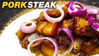 PORK BISTEK | PORK BELLY STEAK | BEST EVER LUTONG BAHAY RECIPES