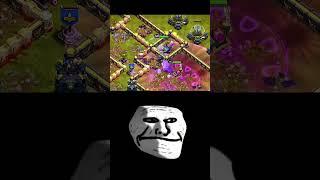 Destroyed town hall 17 with only hero #clashofclans #coc #games #gaming #th17#shorts