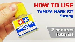 How to use Tamiya Mark Fit Strong | Tutorial for beginners