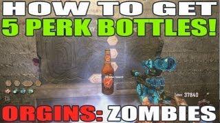 Origins: How To Get 5 Perks! Solo Guide Tutorial (Black Ops 2 Zombies)