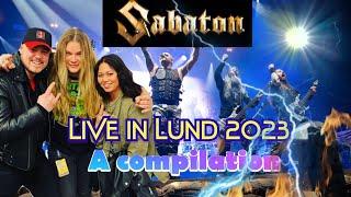 SABATON - LIVE in Lund SWEDEN 2023 | Compilation and tribute from GivenToe