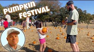 School Fun at the Pumpkin Festival: Adventures in Autumn. RhyRhy Visits Her First Pumpkin Patch.