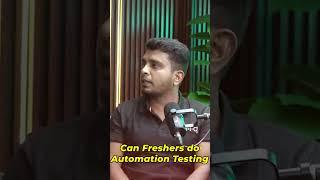 Freshers Automation Testing படிக்கலாமா ? | #Shorts