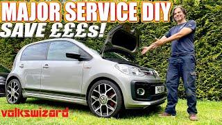 VW UP GTI MAJOR SERVICE - SAVE £££s WITH 30 MINS DIY!! #upgti #vwupgti #vwup #volkswagen #vw #gti