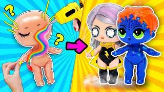 12 Супер ЛАЙФХАКОВ и миниатюрных поделок с КУКЛАМИ ЛОЛ Сюрприз! Мультик LOL Surprise toy HACKS