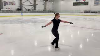 Rachel Campbell Pre-Silver Skating Skills Test
