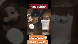 1976 Alka-Seltzer Comercial. the first usage of "Plop Plop Fizz Fizz Ih what a relief it is"