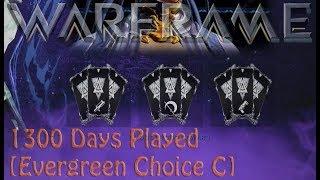 Warframe - 1300 Days Played Reward [Evergreen Choice C]