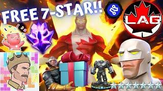 FREE 7-STAR GUARDIAN!! Kabam Jax Farewell Gift! LagSpiker Rank 3 Is Cooking Now! Hulkbuster! - MCOC