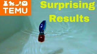 Temu Fishing Lures Underwater Testing