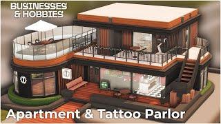 Sims 4 Businesses & Hobbies: Apartment with Tattoo Parlor & Cafè